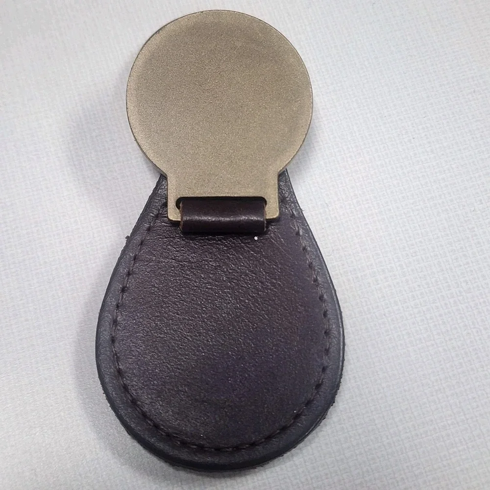 Vintage Beat Buy Brown Leather Token Keychain Vintage Key Ring